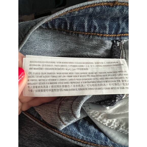 Abercrombie & Fitch Curve Love The '90s Slim Straight Ultra High Rise Jeans 29 - Picture 3 of 10